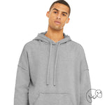 Load image into Gallery viewer, guy-cute-sweatshirt-grey-hoodie-face-mask-Plats-Hoodie-facemask-all-in-one-convertible-plats-hoodie-platinum-platypus-new-product

