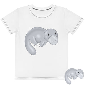 KIDS Platinum Platypus T-shirt (black thread)